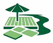 Terrasse, cour et allée